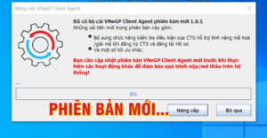 Cập nhật Phần mềm VNeGP Client Agent v1.0.1