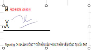 Hướng dẫn ký điện tử trên word