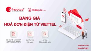 Phần mềm hoá đơn điện tử Viettel