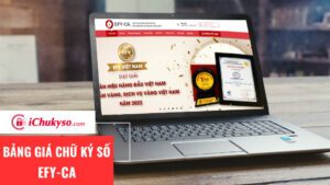 Bảng giá chữ ký số EFY