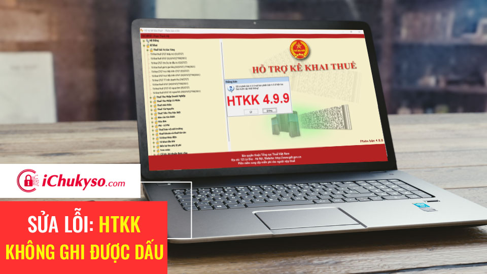 Sửa lỗi HTKK không dấu