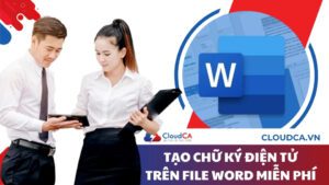 Tạo chữ ký điện tử trên file Word