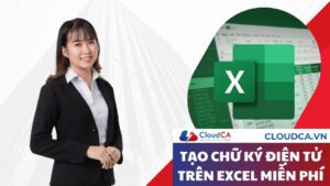 Tạo chữ ký điện tử trên Excel