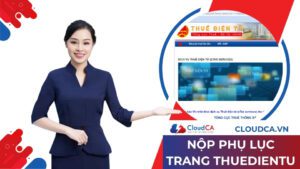 Hướng dẫn nộp phụ lục trang thuế điện tử