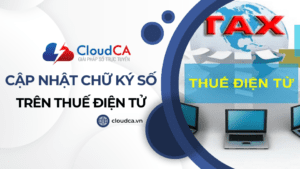 Cập nhật chữ ký số trên thuedientu