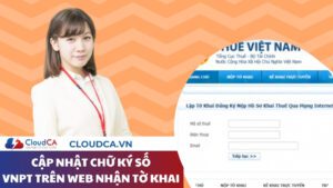 Hướng dẫn cập nhật chữ ký số trên web Nhận Tờ Khai